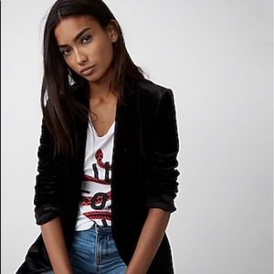 🥳🖤Velvet Boyfriend Blazer